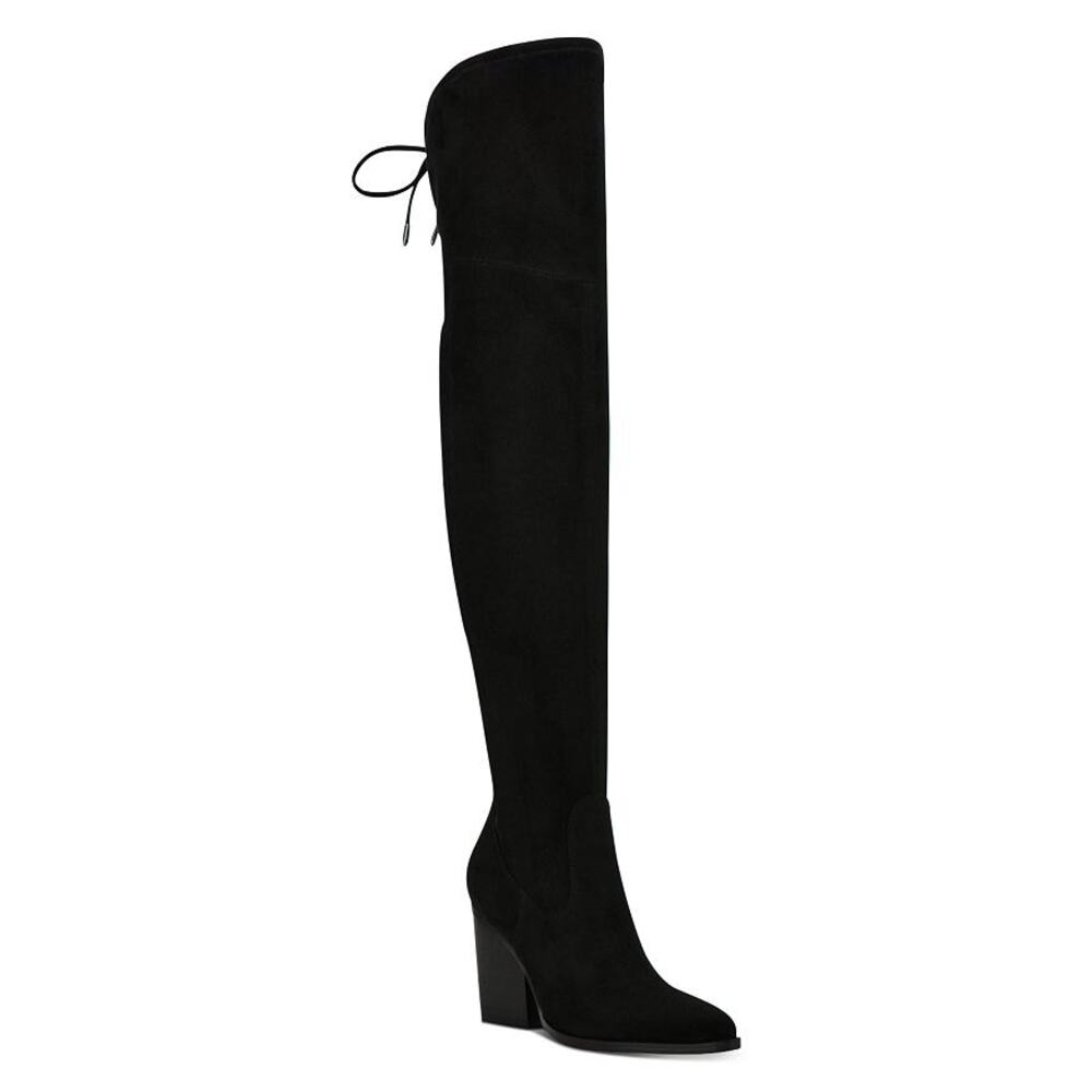 Marc Fisher LTD Okun Over the Knee Boot in Black Faux Suede Women's Size 6